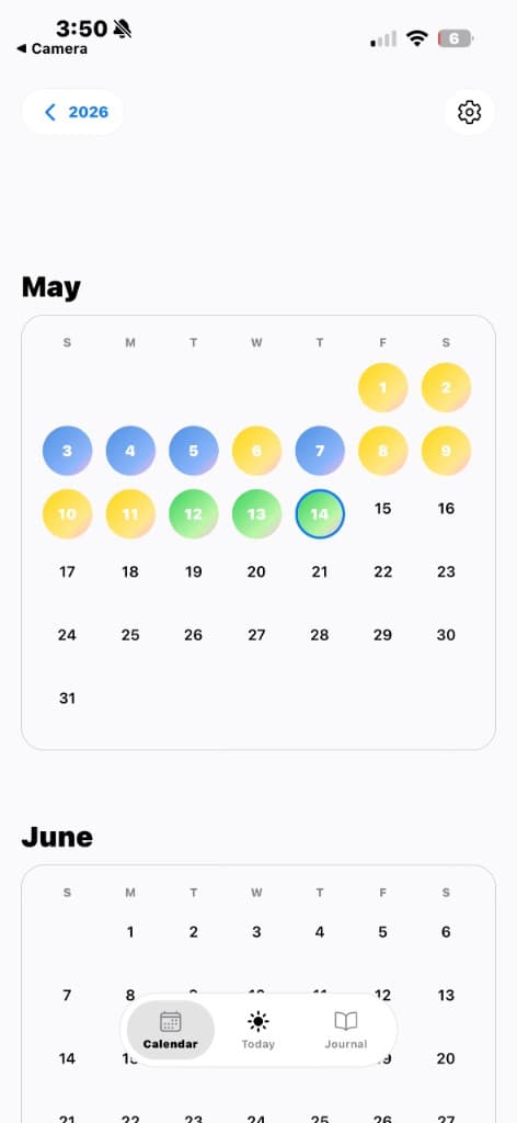 Calendar — Monthly View