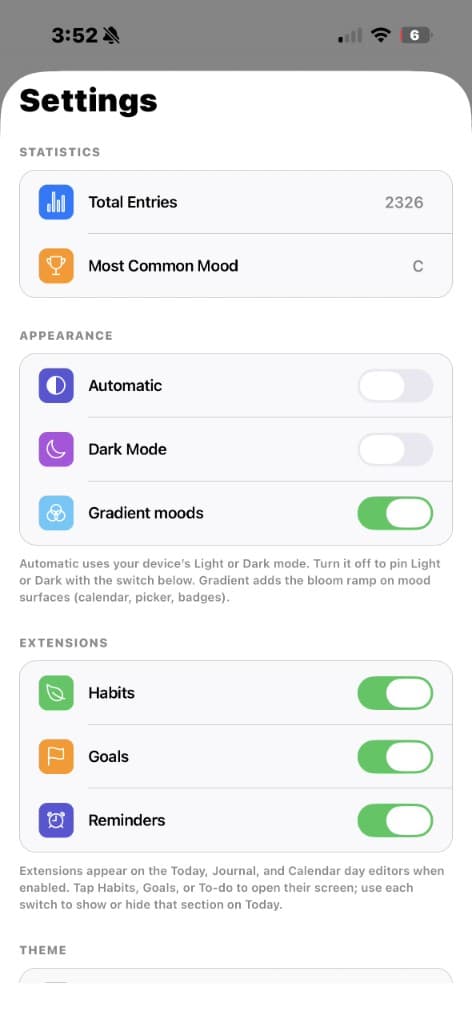 Settings — Preferences & Extensions